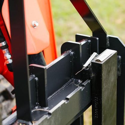 Titan Attachments Standard Series Skid Steer Pallet Fork Frame, 36 in - style: 36" Forks
