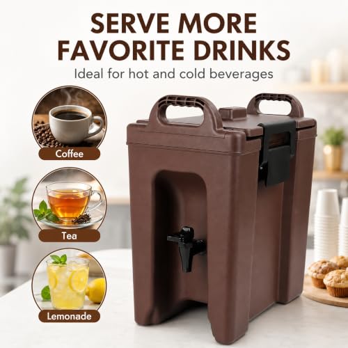 YUANHAO 2.5 Gallon Insulated Beverage Dispenser - size: 2.5 GAL