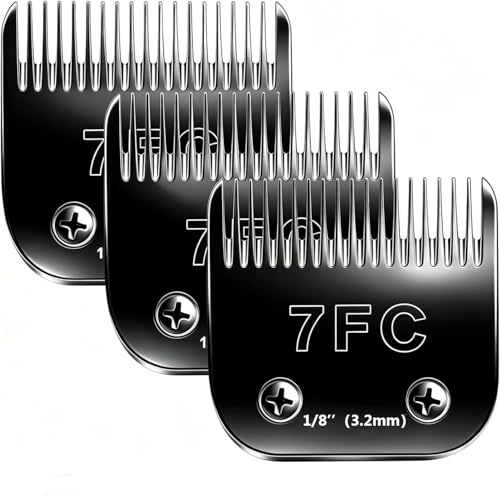 7F Blades Dog Grooming Blades Compatible with Andis/Oster A5 - color: 3pcs #40
