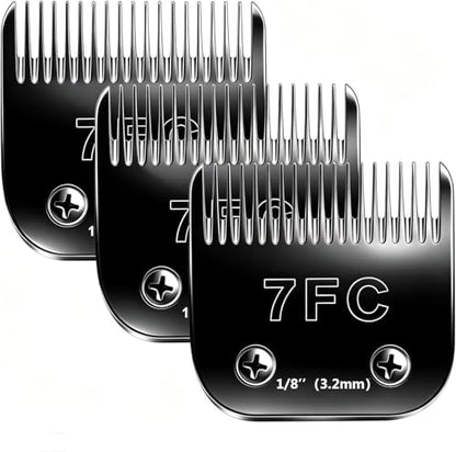7F Blades Dog Grooming Blades Compatible with Andis/Oster A5 - color: 3pcs #40