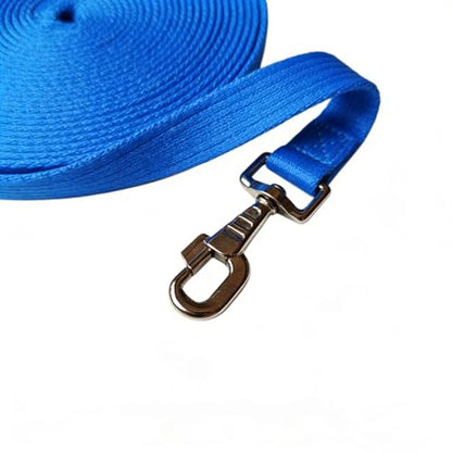 Horse Lunge Line，Horse Training Lunge Line with Alloy Trigger Buckle for Accurate Equestrian Training of 32.8 FT/10 Meters - color: Blue