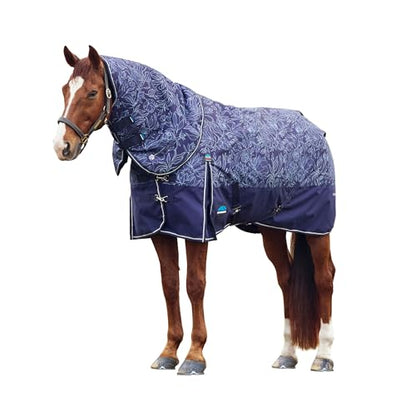 WeatherBeeta ComFiTec Limited Edition Turnout Detach-A-Neck 220g, Floral Print, 84" - size: 84"