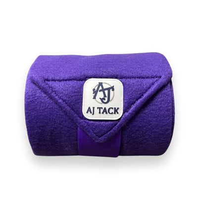 AJ Tack Polo Wraps - 12 ft - Pack of 4 Red - color: Red
