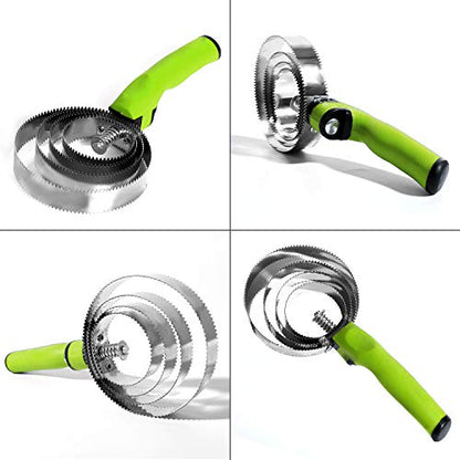 BOTH WINNERS Reversible Stainless Steel Curry Comb with Soft Touch Grip (Neon Green) - color: neon green