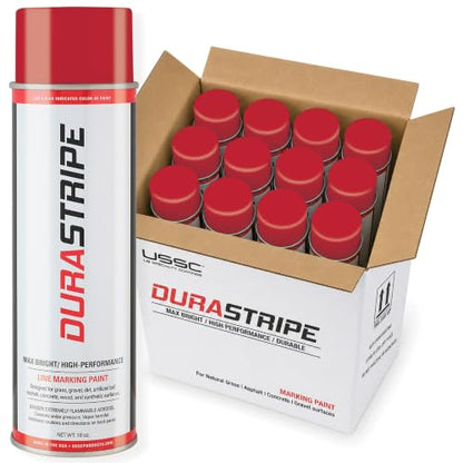 Athletic Field Marking Paint (Red) 12-18oz Cans Per Case - color: Red