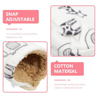 ULTNICE Baby Bottle Insulator Sleeve with String Warm Baby Bottle Cover Glass Nursing Feeder Warm Holder Pouch Infant