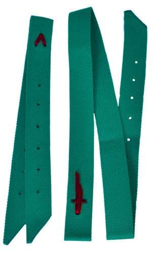 Showman Premium Quality Nylon Tie Strap & Off Billet Set - color: Teal