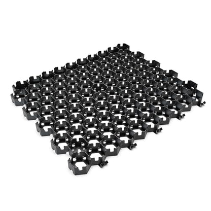 Vodaland Permeable Pavers - HexPave Grass & Gravel Permeable Paver System - 100% Recycled PPE Plastic Pavers, Handles 27,000 lbs, 1" Depth, 1450 s.f / 488 Units - size: 1450 Sq Ft