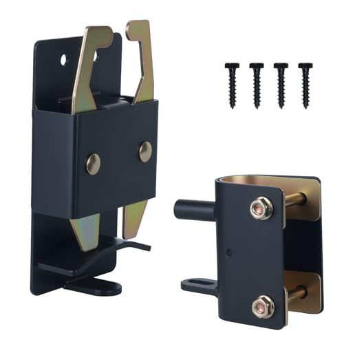 WellMade Heavy Duty 2 Way Farm Gate Latch - 1 Pack Lockable Anti-Sag Livestock Gate Hardware for 1-5/8" to 2" Round Tubes, Fits Ranches, Horse Corrals, Pastures (Includes Screws & Instructions) - size: 1 Pack