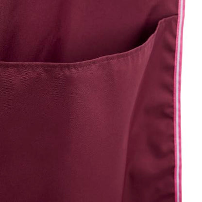 HORZE Ella Equestrian Horse Show Stall Guard with 3 Pockets | 73" x 54" - Anemone Dark Pink - One Size