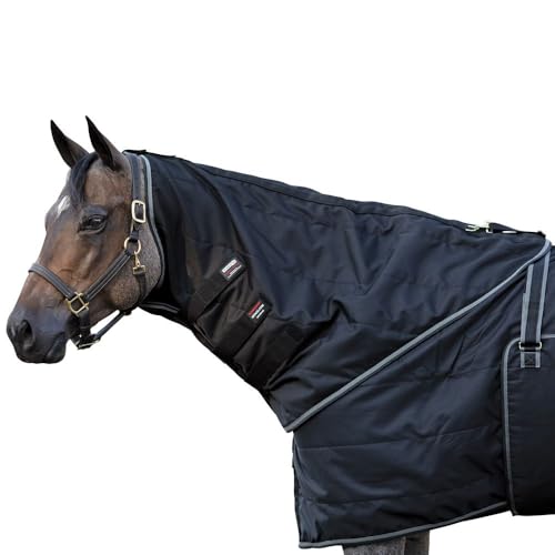 Schneiders Tekno-Fleece Stable Blanket Neck Cover | Lightweight Fleece | Winter Neck Cover for Horses | Improved Sizing - size: Medium