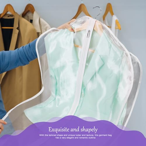 Zilink Leather Jacket Coat Storage Bags Dress Bags for Gowns Long 60 in - size: 60"-4pack