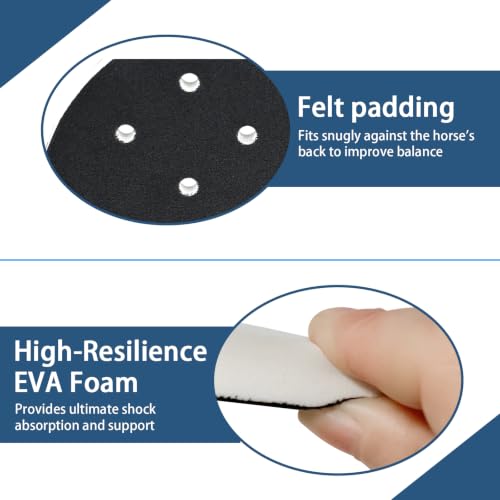 Saddle Shims Replacement Fit for Weaver Leather Wool Blend Felt Saddle