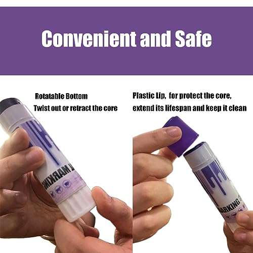Livestock Identification Marking Crayon, 8PCS High Visibility, Non-toxic Livestock Marking Crayon with Cover for Marking Wet or Dry Animal Fur and Skin, for Cattle sorting, grading, inoculation (8)