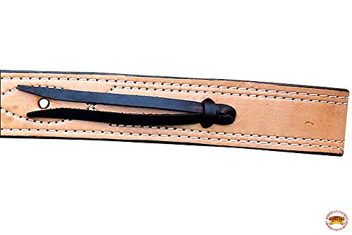 HILASON Leather Saddle Flank Cinch Off Billet Tan, 1 3/4 X 18