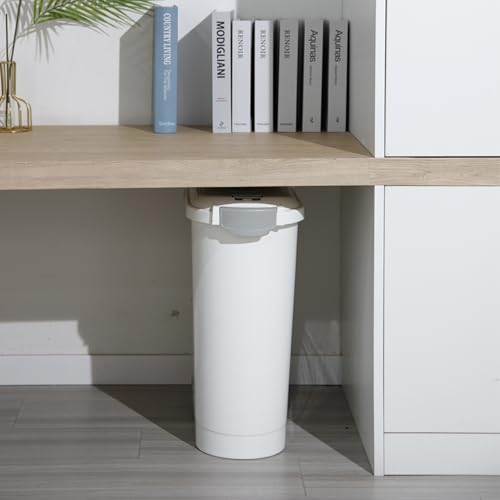 Airtight Pet Food Storage Container, Holds 30 Lbs - color: White, size: 30 lbs