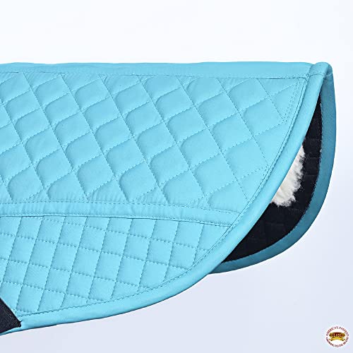 HILASON Western All Purpose Horse English Saddle Pad | All-Purpose - color: Turquoise