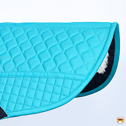 HILASON Western All Purpose Horse English Saddle Pad | All-Purpose - color: Turquoise