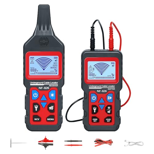 Underground Cable Locator, Rocky Mars Cable Tester Wire Tracker - color: Grey