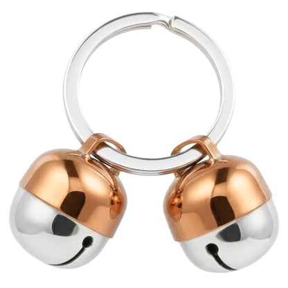 Beau's Bells 2 Extra Loud Cat & Dog Bells | Pet Tracker | Save Birds & Wildlife | Luxury Handmade Copper (Large) - size: Large