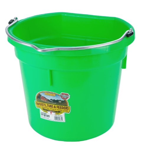 Little Giant DuraFlex Flat Back Bucket 20 Qt Lime