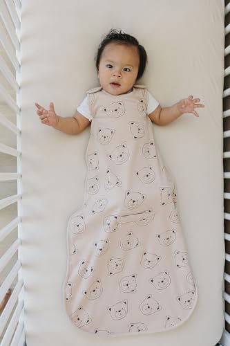 Woolino Toddler Sleeping Sack, 4 Season, Merino Wool and Organic Cotton, Baby Sleep Bag, 2-4 Years, Teddy Bear - color: Teddybear