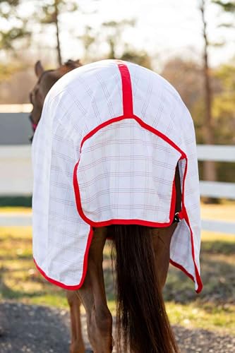 MIller's Aussie Ripstop Stable Sheet - color: EC Red, size: 69