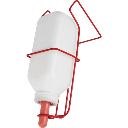FarmTek Nursing Bottle Holder w/ 2-Quart Bottle – Powder-Coated