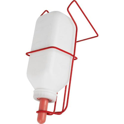 FarmTek Nursing Bottle Holder w/ 2-Quart Bottle – Powder-Coated