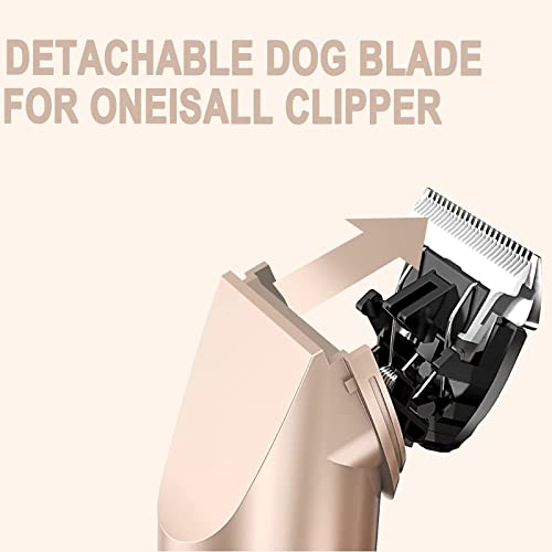 2 Pack Replacement Blade Compatible with oneisall Low Noise Dog Clippers - color: 2 Pack(cut Length 0.5mm)