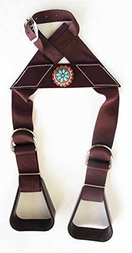 Horse Saddle Western Show Buddy Stirrups kids Child Youth Pony Rodeo 5138 - color: CO249