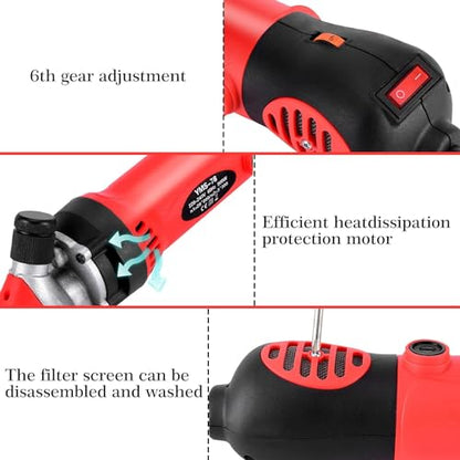 Sheep Shears 900W, Professional Electric Sheep Clippers, Farm Livestock Grooming Kit, 6 Speed Heavy Duty Electric Shears for Thick Coat Animals