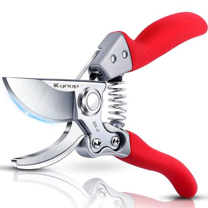 Kynup Pruning Shears, Heavy Duty Garden Shears with SK5 Japanese Steel - style: Modern