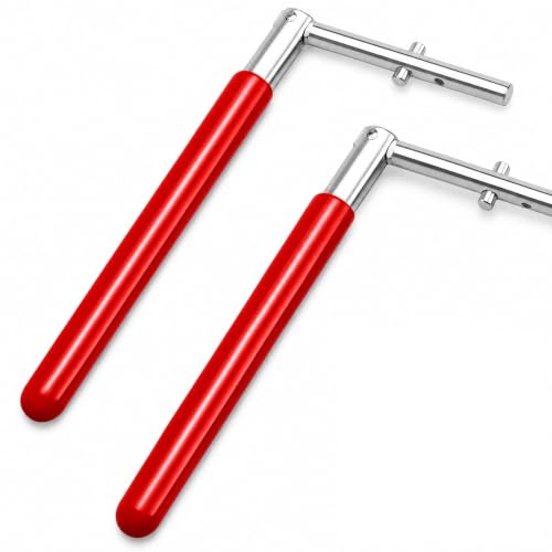 T-post Clips Tool, Fixing Fence Clip and Wire Steel Bender T-post Handheld Twisting Tool, Multi Functional Bender 2 pack,red - color: Red, size: 2 Pack