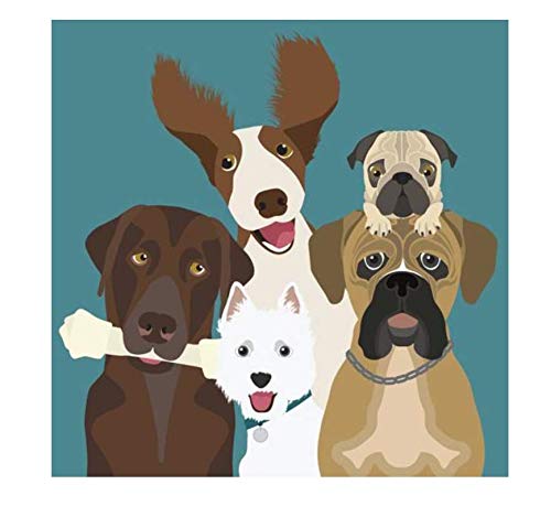 Burgon & Ball Creaturewares The Rabble Dog GCR/CAT Tin Pet Food Storage, 16.5 cm x 11 cm x 20 cm Size - style: The Rabble Dog