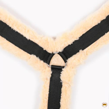 HILASON Western Horse Suede Leather Bareback Pad | Breast Collar and Girth Saddle Pads Baretek Riding for Horses