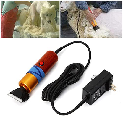 DC12V 200W, Electric Professional Sheep Shears, Animal Grooming Clippers for Sheep Alpacas Goats and More, Farm Livestock Haircut with Grooming Carrying Case