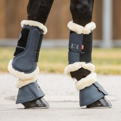 HORZE B Vertigo Quinn Brushing Boots - Dark Navy - XL