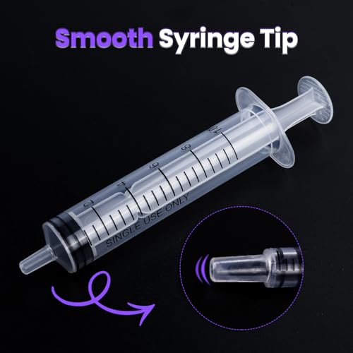 30 PCS 10ml Oral Syringe With Cap, Plastic Syringes without Needle for Medicine Dropper, Liquid Measuring, Handicrafts, Individually Sealed, Luer Slip - style: 10ML