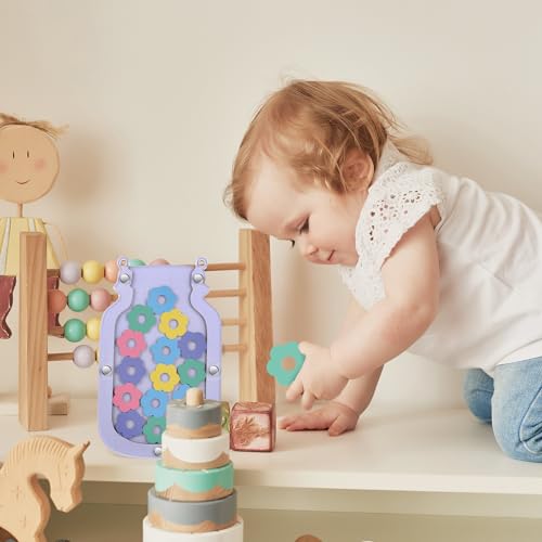 Qunclay Potty Training Jar with Stars for Toddlers,Daisy Style - style: Daisy Style