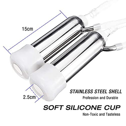 Milking Machine Accessory Cow Teat Cup Complete Set, φ25mm - size: Milk Cluster for Cow