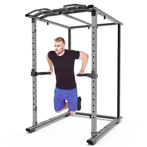 SELEWARE Dip Bar Attachment for Power Rack, 2 x 2 Tube, Multi Grip Handle - color: Multi Grip Dip Bar Attachment for 1" or 5/8" Hole of 3x3 inch Rack