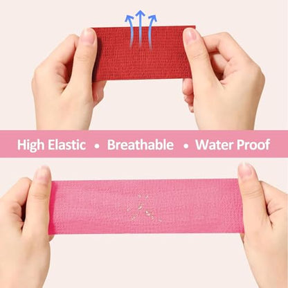 BIRDDIE 39 Packs 1"/2"/3" Colorful Self Adherent Bandage Wrap - color: Colorful Bandage-39