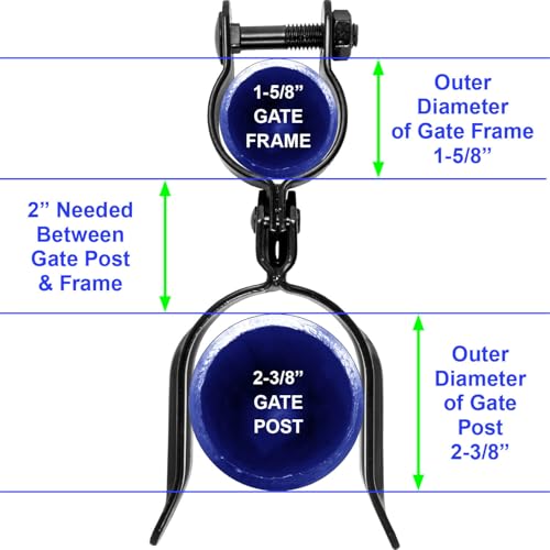Black 1-5/8" x 2-3/8" Heavy Duty Fork Latch - Pressed Steel - Powder Coated - color: Black, size: 1-5/8" x 2-3/8"
