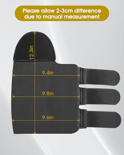 Kavallerie Horse Tail Wrap Protector, Quality Neoprene with 3 Adjustable Touch Fasteners, Non-Slip for Trailers Stalls Pastures, Black