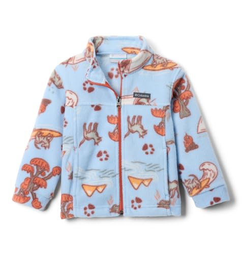 Columbia Youth Boys Zing III Fleece - color: Ripple Blue Trail Tails, size: Small