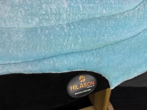 HILASON Western Endurance All Purpose Horse Fleece Saddle Pad - color: Turquoise
