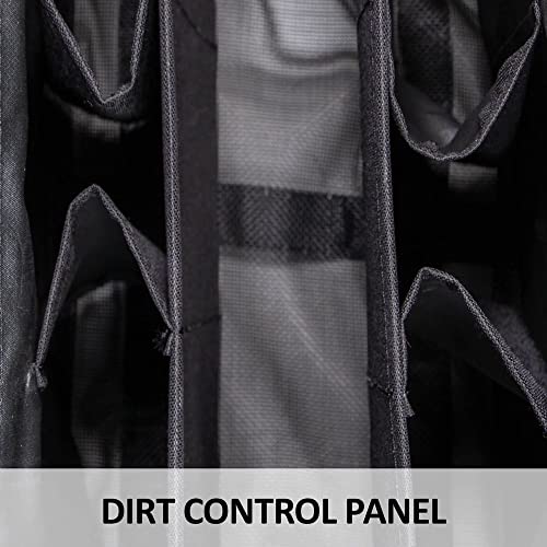 Dura-Tech Smartchoice Grooming Tote | Color Black | Ultimate Stable Organizer | Dirt-Control Feature | Easy Carry Design | Sturdy 600D Poly Material - color: Black
