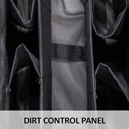 Dura-Tech Smartchoice Grooming Tote | Color Black | Ultimate Stable Organizer | Dirt-Control Feature | Easy Carry Design | Sturdy 600D Poly Material - color: Black