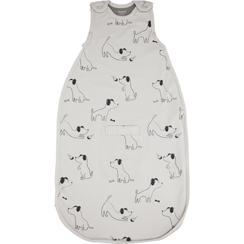 Woolino Toddler Sleeping Sack, 4 Season Merino Wool and Organic Cotton Baby Sleep Bag, 2-4 Years, Puppy - color: Puppy